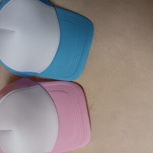 Stylish Blue and Pink Trucker Caps